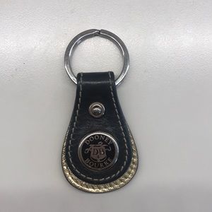 Dooney & Bourke keyring black and gold